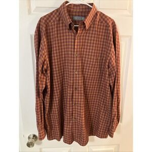 Talbots Men's Large Long Sleeved Bottom Down